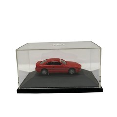 Herpa BMW 850-i Miniature Model Car 1:87 Red with Stand