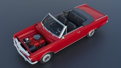 3d Printed 1/25 1965 Plymouth Valiant Convertable Model Kit