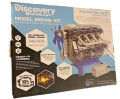 Discovery Mindblown DIY Model Engine Kit – 4-Cylinder STEM Toy for Kids & Adults