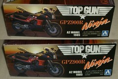 Kawasaki GPZ 900 R NINJA TOP GUN Ver 1/12 Plastic Model Kit Aoshima NIB Rare