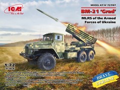 ICM 72707 – BM-21 ‘Grad’, MLRS of The Armed Forces of Ukraine – Scale 1:72