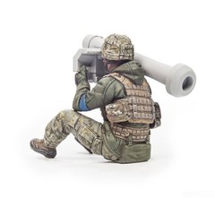 Hobby Fan HF771 1/35 Ukranian Tank Hunter FGM-148 Javelin Squad – 3 Figures Set