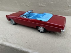 1966 Chevy Impala SS Convertible Dealer Promo Model Car Regal Red Read!