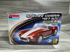 BRAND NEW MONOGRAM SHELBY COBRA 427 S/C DREAM RIDES MODEL KIT 1:24 SCALE SEALED