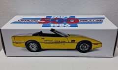 1986 Chevy Corvette Indy 500 Pace Car Custom Made Promo Model BOX ONLY NO CAR