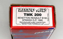 Benetton Renault B195 Spanish GP 1995 F1 1/43 Tameo w/figures – not BBR/provence