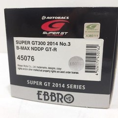 [Used] Ebro 1/43 B-MAX NDDP GT-R 2014 Super GT 300 Class White