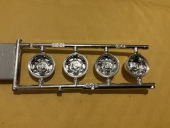 1 25 scale model parts C1500 454 Ss Stock Wheels Only