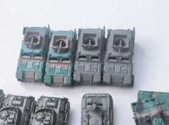 Lot Of 21 Choco Egg Mini Model Combat Tank WW2 US SU GE JP import Japan