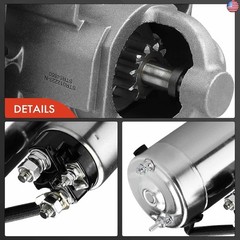 A-Premium Starter Motor Compatible with Chevy Silverado 1500 1999-2004, S10,