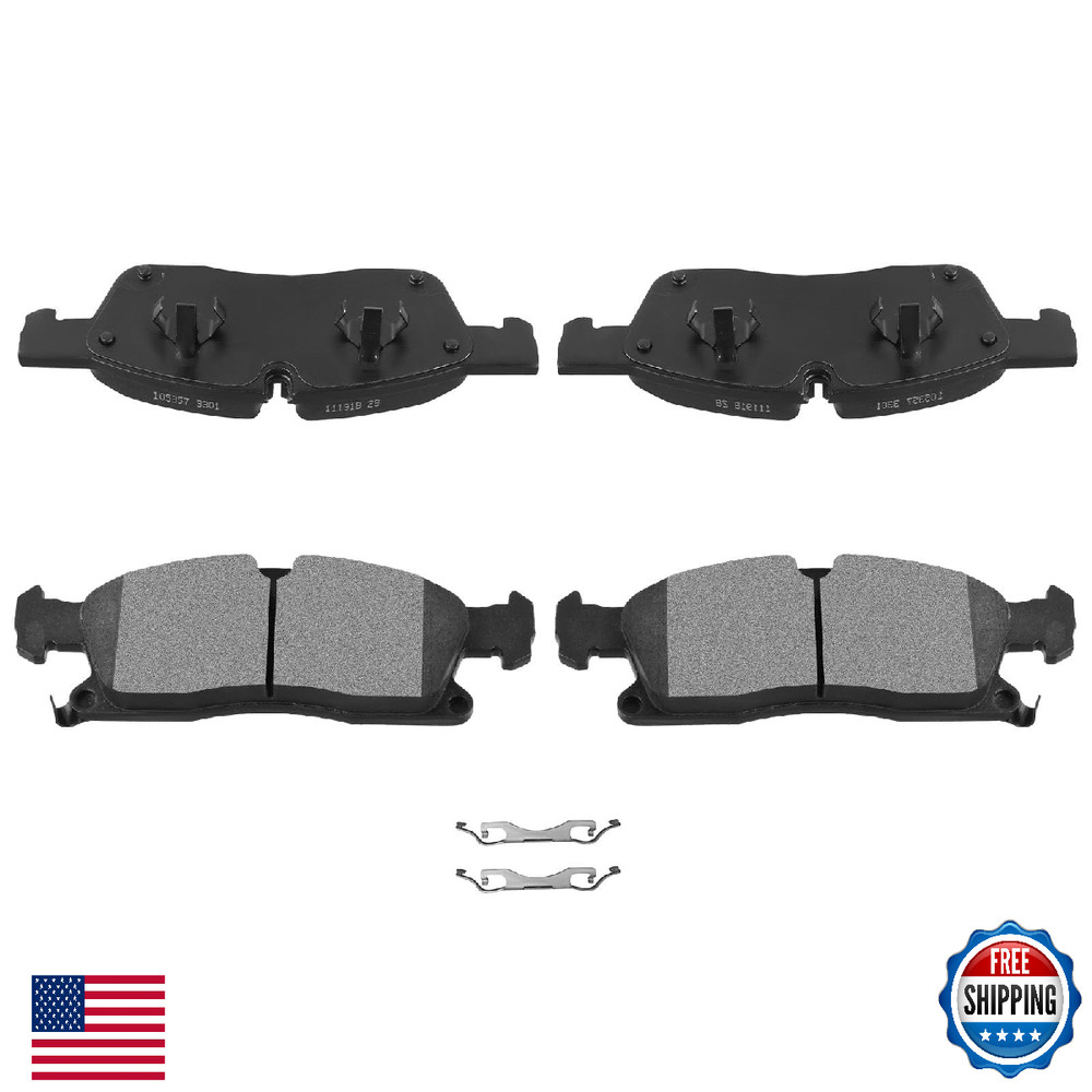 AUTOMUTO Front Semi-Metallic Disc Brake Pads Set D1455 Dodge Durango Jeep Grand