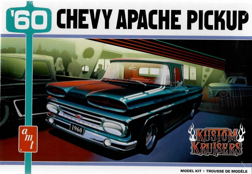 AMT 1444 ’60 Chevy Apache Pickup 1/25 model kit