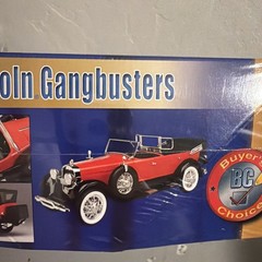 AMT ERTL 1/25 Scale 1928 LINCOLN GANGBUSTERS BUYER’S CHOICE Kit # 38167/SEALED