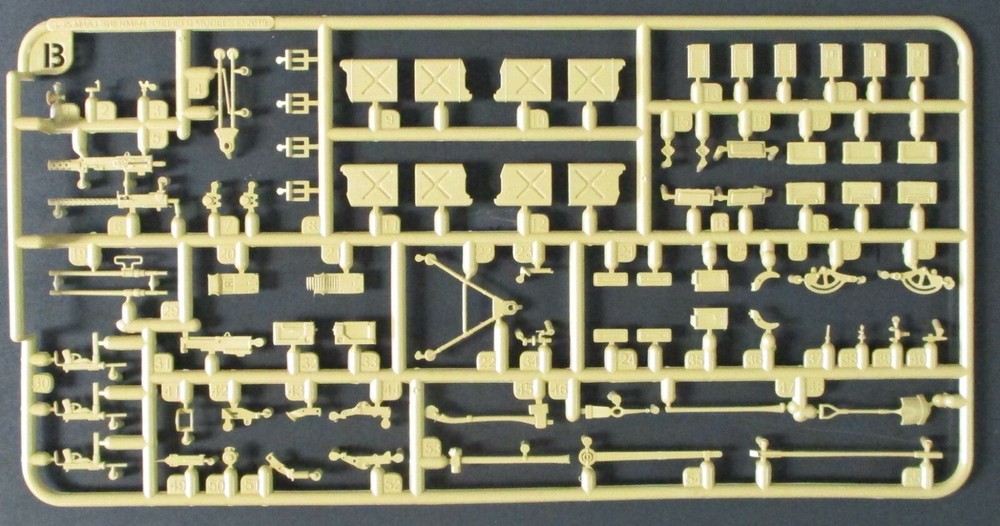 Rye Field Models 1/35th Scale British Firefly – Parts Tree B from Kit No. 5038