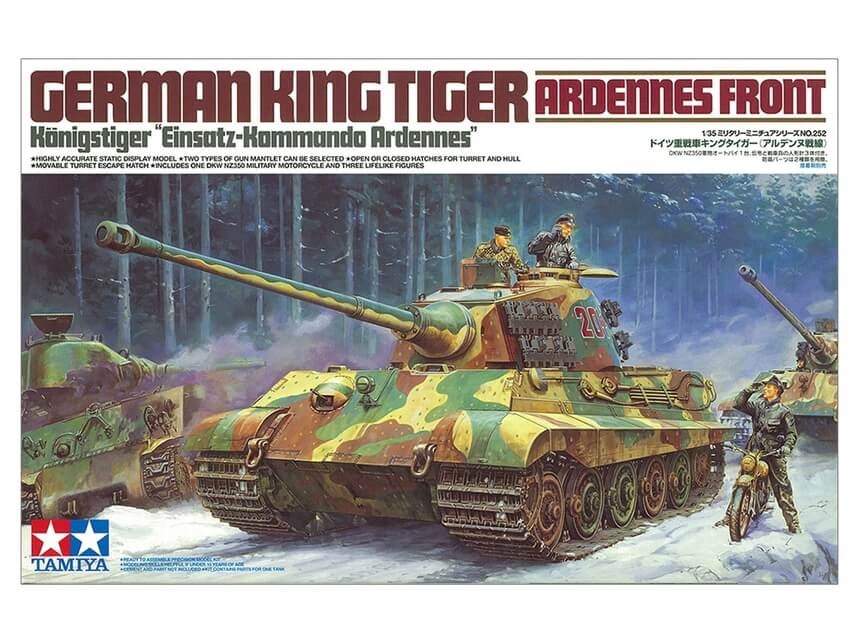 Tamiya 1/35 King Tiger 35252 Ardennes Heavy Armor Build