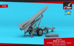 MGM-52 Lance, US Tactical Ballistic Surface-to-Surface Mis. 1/72 Armory 72432