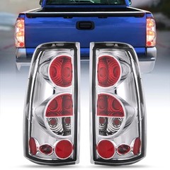 Chrome Taillight Assembly – Compatible with 1999 2000 2001 2002 2003 2004 2005