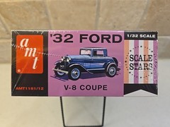 AMT Scale Stars ’32 Ford V-8 Coupe 1/32 scale !!Factory Sealed!!