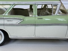 1958 Chevrolet Nomad GM Dealership Promotional Model Car SEA FOAM GREEN/WHITE