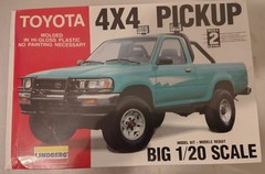 LINDBERG BIG 1/20 SCALE 4×4 PICKUP MODEL KIT NO PAINTING #72506 NEW SEALED