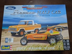 Revell Ford Bronco Half Cab With Dune Buggy 1/25 Scale Model Kit