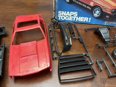 Testors RARE 1980 Mercury Capri Turbo RS Fox Body Model Kit NEW BUT INCOMPLETE