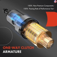 A-Premium Starter Motor Compatible with Kia Soul 2010-2012, Rio 2012 &