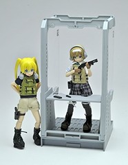 Little Armory LD010 shooting range A plastic model