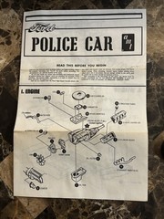 Vintage AMT Ford Interceptor Police Car #T227-225 Factory Original