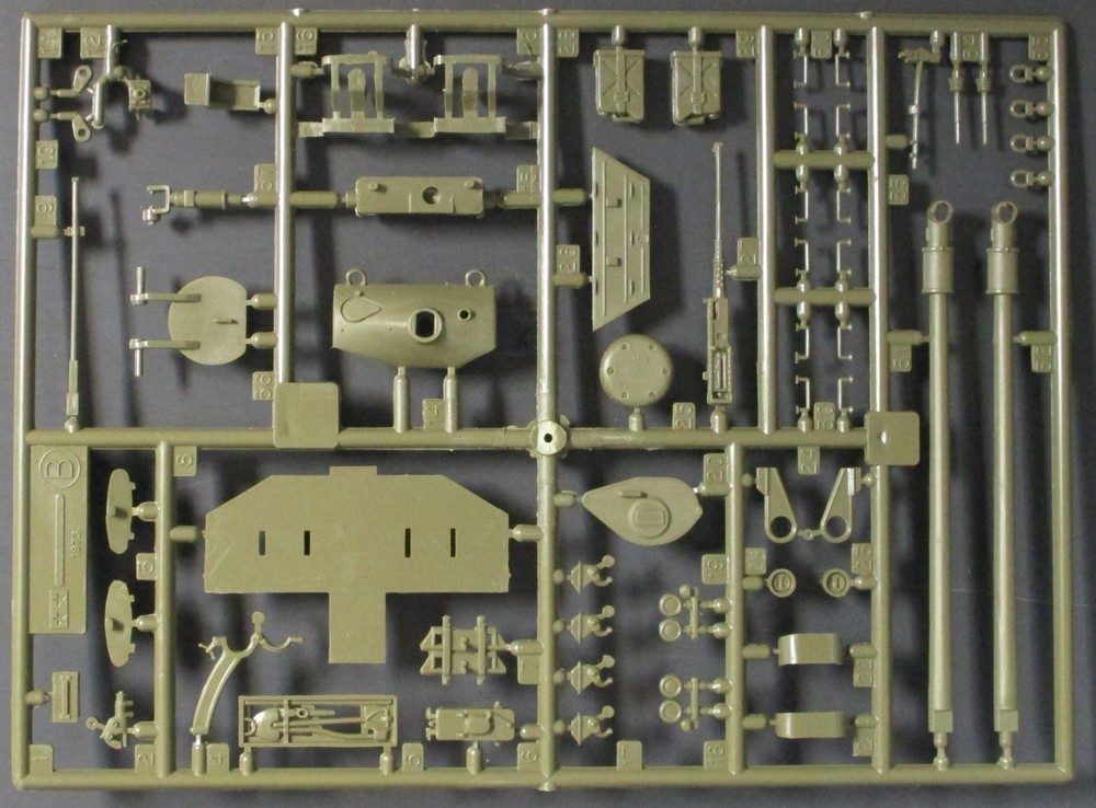 Tamiya 1/35th Scale M41 Walker Bulldog – Parts Tree B from Kit No. 35055