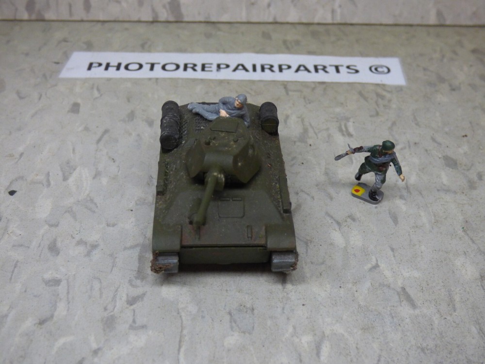 MIR / Roco Minitank Compatible WWII Russian T-34/76 & Aifix Soldiers Lot#7221B©