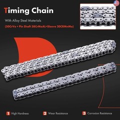 A-Premium Engine Timing Chain Kit W/Sprocket [fits DOHC, L4 2.0L 2.4L]