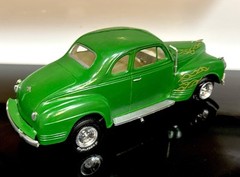 🏁 Built Model Kit Vintage AMT 41′ Green Plymouth Stock Custom 1/25 🏁