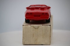 AMT/ERTL 1990 Corvette Convertible Bright red Promo Model 1:24 #6044