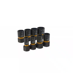 Bolt Biter 1/4 In. and 3/8 In. Drive Sae/Metric Impact Extraction Socket Set (8-