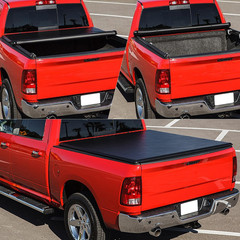 TTC-RU-005 Soft Vinyl Roll-Up Tonneau Cover Compatible with 99-16 F-250 F-350 F-