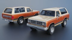 1/25 resin 3d printed 1987 Dodge Ramcharger by Andrey Bezrodny