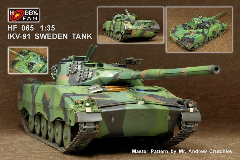 Hobby Fan 1/35 HF-065 Sweden Tank IKV-91