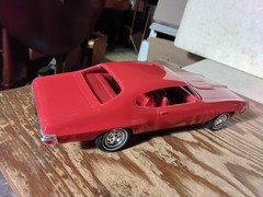 Original 1970 RED Pontiac GTO Promo Dealer Model Plastic
