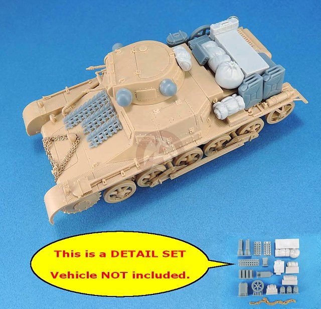 Legend 1/35 Stowage & Accessories Set for Panzer I German Light Tank WWII LF1450