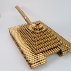 China Type 99 ztz-99A tank brass Creativity DIY Boutique Crafts TANK MODEL
