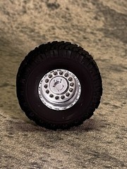 Resin 1/24 Scale “Super Swamper” StyleOff-Road model car wheels, 1/24 1/25 Truck