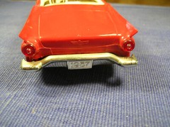 1957 Ford Thunderbird AMT Dealer Promo Car Convertible Red 7″ in length