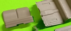 1947 Chevy Moebius Galaxie 1/25 Interior Dash Bench Seat Door Panels 46 48