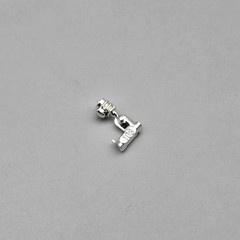 AMT 1/25 1936 Ford Coupe Parts Kitbash Chrome Carburetor #108