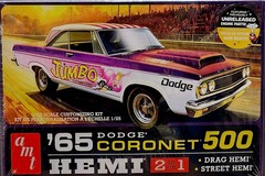’65 Dodge Coronet 500 HEMI AMT 1:25 NEW FACTORY SEALED *US Seller*