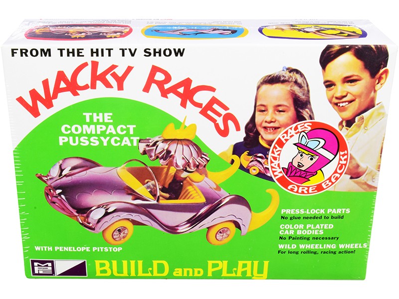 Skill 2 Snap Model Kit The Compact Pussycat with Penelope Pitstop Figurine TV