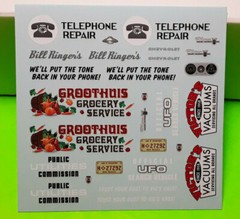 1963 Nova Chevy II Station Wagon 1/25 Waterslide Decal Sheet Emblem Dash Cluster