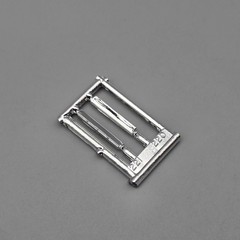AMT 1/25 66 1966 Chevelle Parts Kitbash Chrome Hood Vents #220 #221