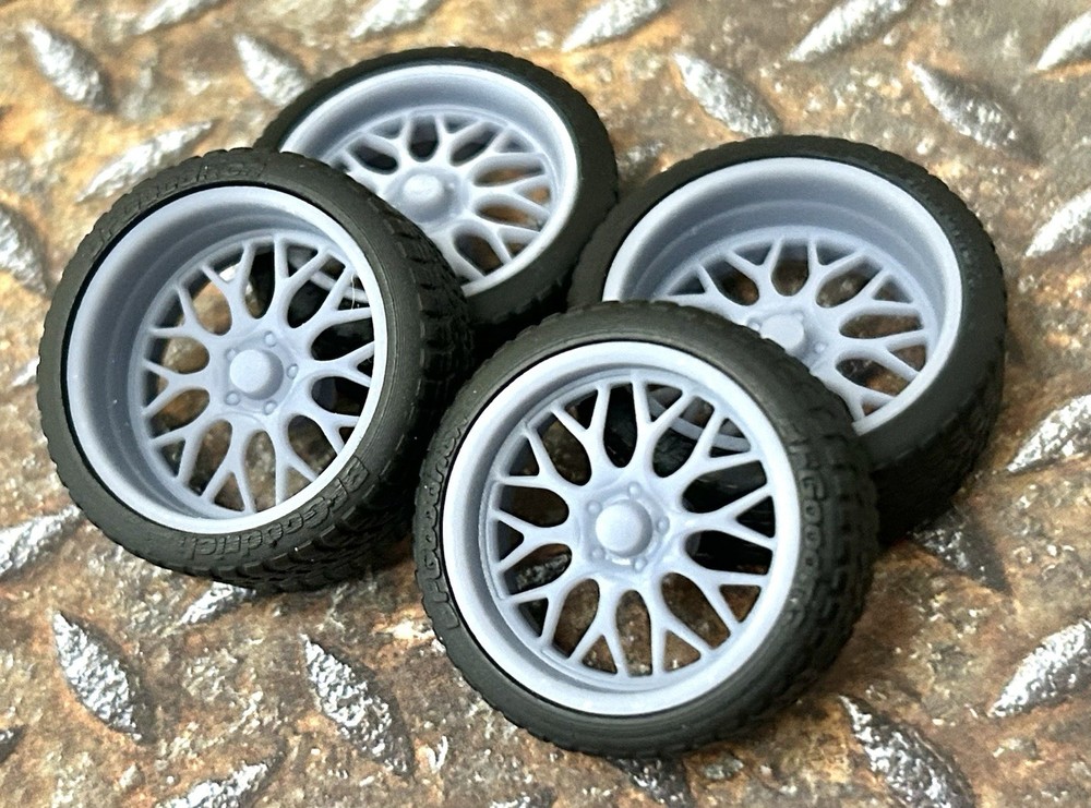 Resin 21/20 Inch: “Raceline Legacy ” Model car Wheels/Tires 1/24 scale